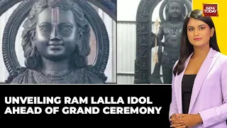 First Exclusive Glimpse Of Idol Of Ram Lalla In Ayodhya's Ram Mandir Revealed | Ram Mandir