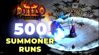 Why Summoner is so greedy?? - 500 runs for Keys Farming - Diablo 2 Resurrected