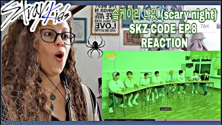 This so funny!!! [SKZ CODE] Ep.08 Scary Night 슼케어리 나잇 #1 REACTION