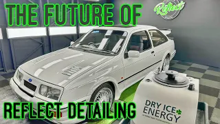The Future Of Car Detailing Lands At Reflect Detailing HQ - Dry Ice Cleaning