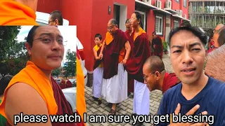 I have blessed to receive audience with || sakya gongma Rinpoche 🙏 || New vlog