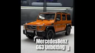 Mercedes Benz AMG G63 Orange 1:18 Diecast car model | Unboxing