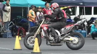 2017 7 23 Dunlop Moto Gymkhana Yoshino 選手 CRF450X heat 2