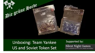 EN Unbox: FoW Team Yankee US and Soviet Token Sets