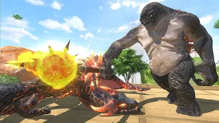 The Legend of the mighty Fire lava dragon! - Animal Revolt Battle Simulator