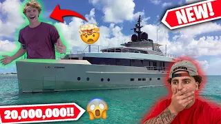 Our New $20,000,000 MEGA YACHT!!! Ft Tanner Fox