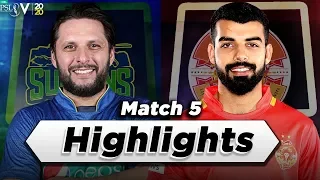 Multan Sultans vs Islamabad United | Full Match Highlights | Match 5 | 22 Feb | HBL PSL 2020|MB1