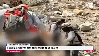 Arequipa: cifra de fallecidos tras huaico en Secocha asciende a 17
