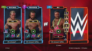 WWE 2K Battlegrounds Tag team match