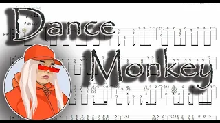 Tones and I - Dance Monkey || Fingerstyle Acoustic Guitar Cover || Free Tab PDF