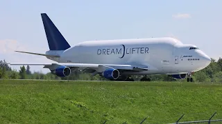 Boeing 747 Dreamlifter Takeoff From PAE