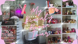 😍💗My Beauty/Fragrance Room Tour!! My MASSIVE Makeup Collection, Fragrance collection, etc😍💗