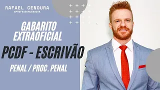 GABARITO EXTRAOFICIAL - ESCRIVÃO PCDF