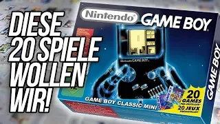 Nintendo GAME BOY CLASSIC MINI | Diese 20 Spiele MÜSSEN sein | feat. Schroff Gezockt