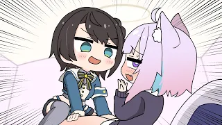 Subaru Reveling in Okayu’s Embarrassment【Hololive AnimatedClip/Eng sub】【Subaru/Okayu/Mio】