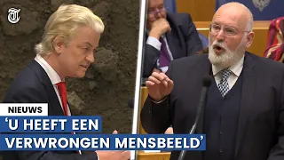 Wilders clasht met Timmermans: ‘U bent een slechte verliezer!’