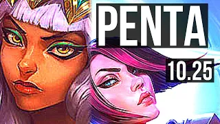 QIYANA vs FIORA (TOP) | Penta, 70% winrate, Legendary, 23/5/7 | EUW Diamond | v10.25