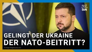 Selenskyj fordert Einladung zu Nato-Beitritt | Stoltenberg in Ukraine