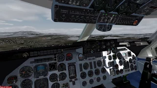 [ MSFS ] заход на руках Ил-86 посадка в Скопье / Il-86 landing at LWSK Skopje