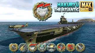 AirCarrier Hakuryū: Pro gamer, hard fight for "Solo warrior" medal - World of Warships