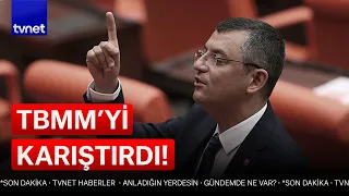 TBMM'nin ilk kavgası! Özgür Özel ve Meclis Başkanı Kurtulmuş arasında tartışma!