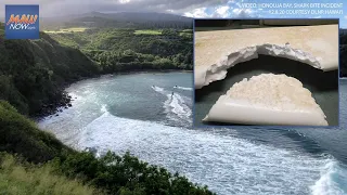 Shark Attack at Honolua Bay, Maui - Dec. 8, 2020