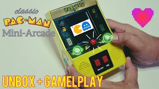 Classic PAC-MAN Mini-Arcade Game [Unboxing + Gameplay]