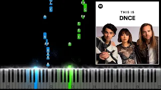 DNCE - Cake By The Ocean Piano Tutorial