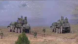 Сравнительные стрельбы ЗРПК PASARS-16 и ЗРПК Панцирь-С1 на учениях сербской армии "Содействие-2020"