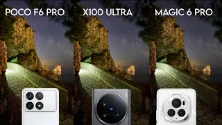 POCO F6 PRO VS Vivo X100 Ultra VS Honor Magic 6 Pro Camera Test Comparison