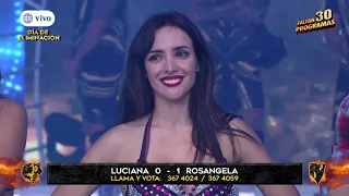 Luciana Fuster y Rosángela Espinoza se enfrentaron en sensual duelo de baile