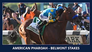 American Pharoah wins the Triple Crown - 2015 Belmont Stakes (G1)