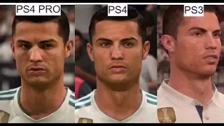 FIFA 18 - PS4 PRO VS PS4 VS PS3 Graphic Comparison.