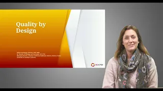 Introduction to Quality by Design - Dr. Tom Buchanan & Dr. Allison Orechwa