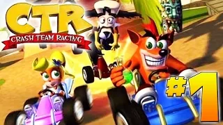 Crash Team Racing - Part 1 - ПОГНАЛИ!!! [JMP]