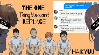 The one thing you can't replace (Haikyuu and Y/N)