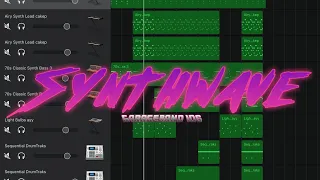 Making a dreamy Synthwave beat in GarageBand IOS (alchemy synths)