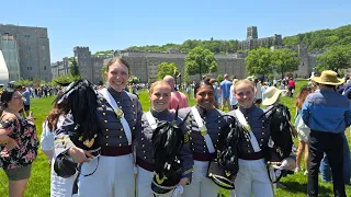 West Point Graduation Parade, Class of 2024 Recognized, Drop From Formations to Review May 24, 2024