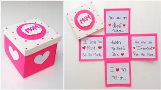 😍 Surprise 😍 Mother's Day Gift Box Making • Cute mother's day gift idea 2023 • paper gift for mother