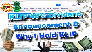 (KLIP) China Internet Cover Call ETF Ex Dividend Announcement & Opinions on KLIP Stock