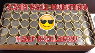Coin Roll Hunting $500 in Half Dollars!!!