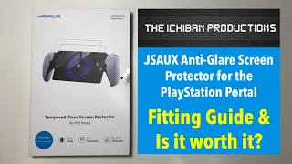 Fitting Guide & Is it worth it? JSAUX Anti-Glare Matte Screen Protector for PlayStation Portal UK