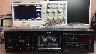 Sony TC K555ESX настройка азимута головок воспроизведения/записи