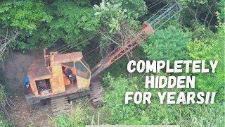 Abandoned in the Woods 20+ Years!! Will This Old Dragline Crane Start and Move?!?! (Detroit Diesel)