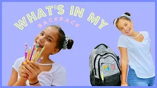 WHAT'S IN M BACKPACK | HAUL | ALISSON | SISTER FOREVER