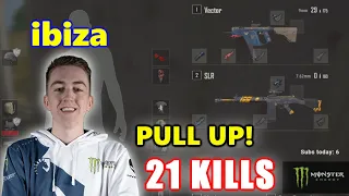 Team Liquid ibiza - 21 KILLS - PULL UP! - VECTOR+SLR - SOLO - PUBG