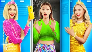 Poor vs Rich vs Giga Rich Girls | Expensive vs Cheap Sneaking Hacks and Birthday Items by RATATA