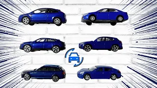 Blue Diecast Cars Collection | Welly  Metal Model Scale Cars | 4K | Jan and Toys