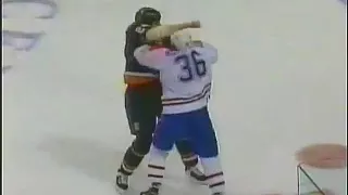 Gino Odjick vs Dave Morissette