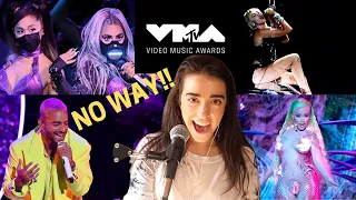 Singer Reacts to LIVE PERFORMANCES of the VMA's 2020